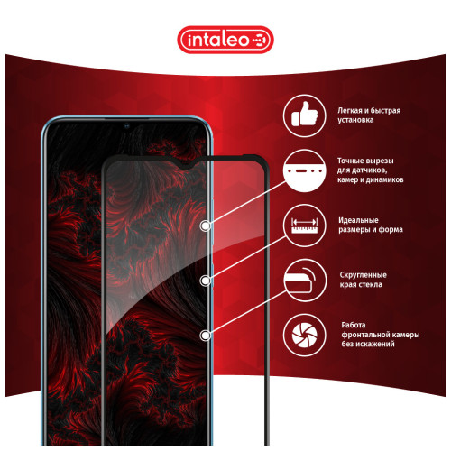 Скло захисне Intaleo Full Glue RealMe C21Y Black (1283126518515) – Intaleo (вид 2)