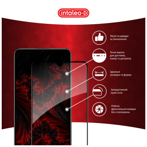 Скло захисне Intaleo Full Glue Realme C63 Black (1283126594977) – Intaleo (вид 2)