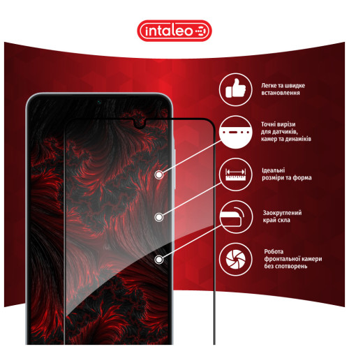 Скло захисне Intaleo Full Glue Samsung A06 5G Black (1283126613012) – Intaleo (вид 2)