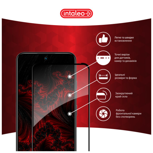 Скло захисне Intaleo Full Glue Tecno Spark 30C Black (1283126599361) – Intaleo (вид 2)