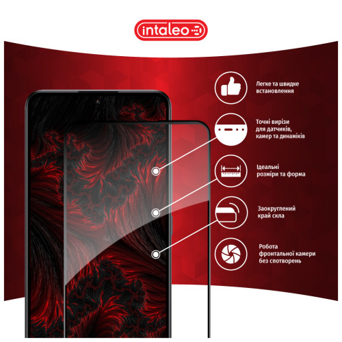 Стекло защитное Intaleo Full Glue Xiaomi 13T Pro Black (1283126582622) – Intaleo (вид 2)