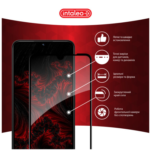 Скло захисне Intaleo Full Glue Xiaomi Redmi 14C Black (1283126598722) – Intaleo (вид 2)
