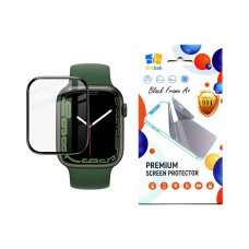 Скло захисне Drobak Apple Watch Series 10 46mm Black Frame A+ (323231)