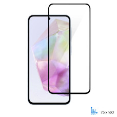 Стекло защитное 2E Samsung Galaxy A55 5G (A556) 2.5D FCFG black (2E-G-A55-SMFCFG-BB)