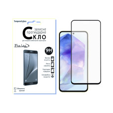 Скло захисне Fine Line Samsung Galaxy A55 Black (FL-TGFG-345)