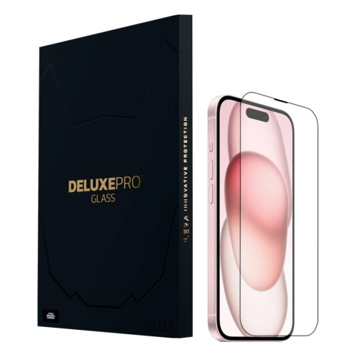 Стекло защитное iLera DeLuxe Original Glass iPhone 15 (ILFCDL15) – iLera