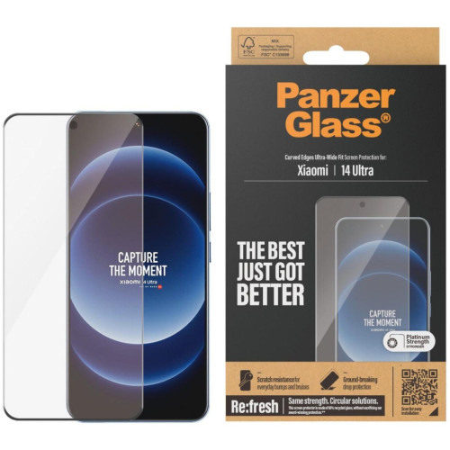 Скло захисне PANZERGLASS Xiaomi 14 Ultra Ultra-Wide Fit (PG_8074) – PANZERGLASS