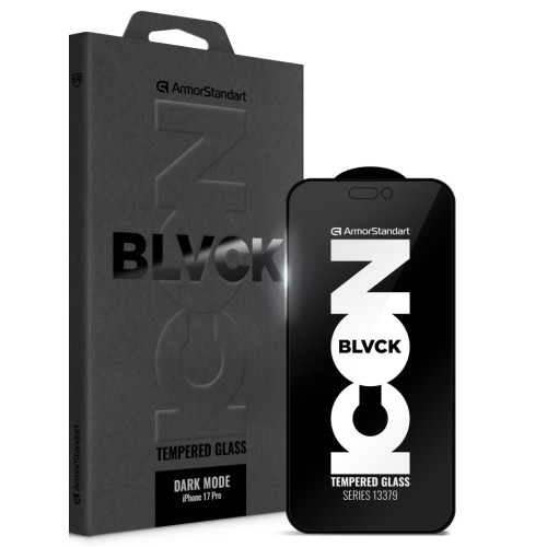 Стекло защитное Armorstandart Dark Mode BI Apple iPhone 17 Pro (ARM86629) – Armorstandart