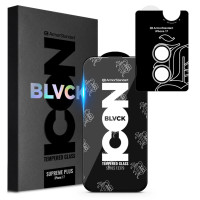 Стекло защитное Armorstandart Supreme Plus Black Icon Apple iPhone 17 (ARM87860)