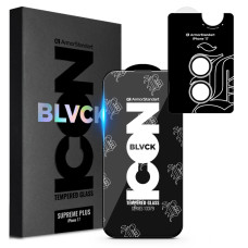 Стекло защитное Armorstandart Supreme Plus Black Icon Apple iPhone 17 (ARM87860)