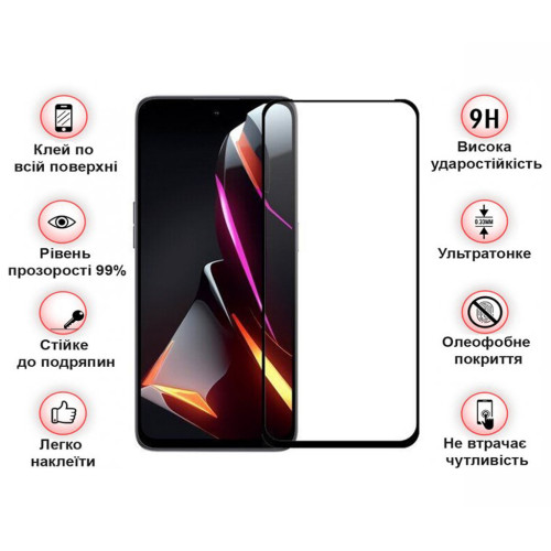 Скло захисне BeCover Nubia Neo 3 5G Black (713883) – BeCover (вид 2)