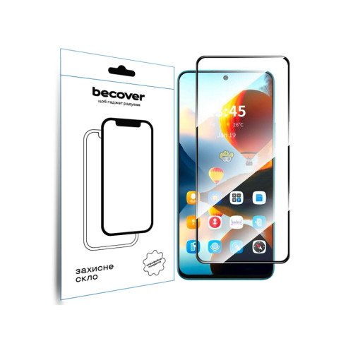 Скло захисне BeCover Infinix Hot 50 Pro (X6881) Black (712488) – BeCover