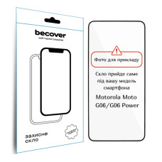 Скло захисне BeCover Motorola Moto G06 / G06 Power 4G Black (714364)