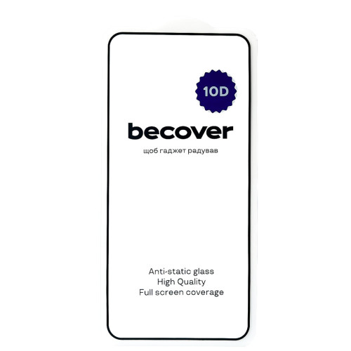 Стекло защитное BeCover Samsung Galaxy S25 Plus SM-S936 10D Black (712722) – BeCover (вид 1)