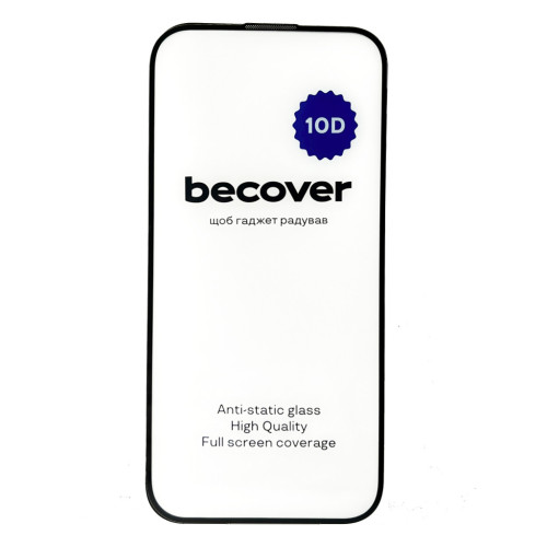 Скло захисне BeCover Apple iPhone 14 10D Black (711325) – BeCover (вид 2)
