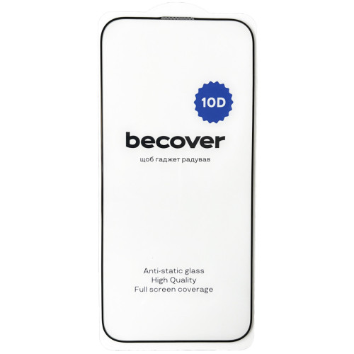 Скло захисне BeCover Apple iPhone 16e 10D Black (713235) – BeCover (вид 1)