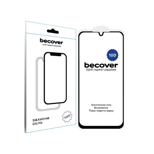 Скло захисне BeCover Samsung Galaxy A26 SM-A266 10D Black (712888) – BeCover