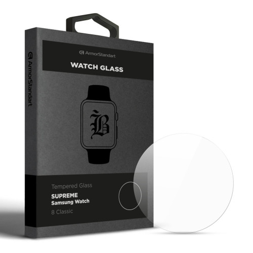 Стекло защитное Armorstandart Supreme Black Icon Samsung Watch 8 Classic (ARM88140) – Armorstandart
