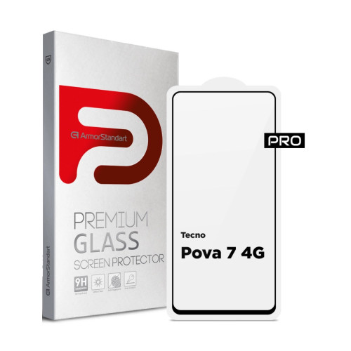 Стекло защитное Armorstandart Pro Tecno Pova 7 4G (ARM87299) – Armorstandart