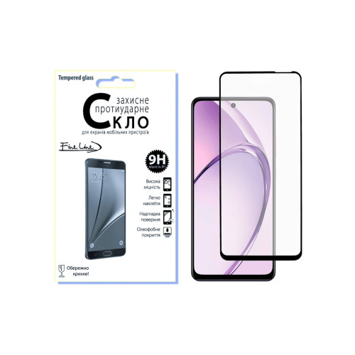 Скло захисне Fine Line OPPO A3X/A3 Black (FL-TGFG-377) – Fine Line