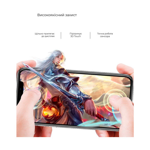 Стекло защитное Armorstandart Full Glue Curved Samsung S23 Ultra Black (ARM65464) – Armorstandart (вид 2)