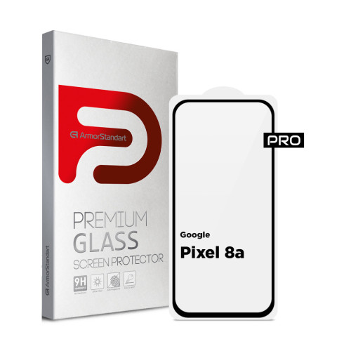 Стекло защитное Armorstandart Pro Google Pixel 8a Black (ARM77800) – Armorstandart