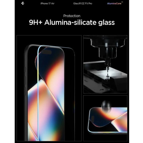 Скло захисне Spigen Glas.tR EZ Fit Pro HD iPhone 17 Air (AGL09870) – Spigen (вид 2)