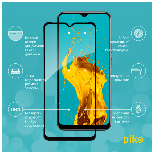 Скло захисне Piko Full Glue Realme C30 (1283126546204) – Piko (вид 1)