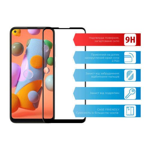 Скло захисне ACCLAB Full Glue Samsung A11/M11 (1283126508523) – ACCLAB (вид 1)