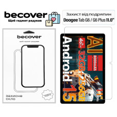 Стекло защитное BeCover Doogee Tab G6 / G6 Plus 11.0" (713715)