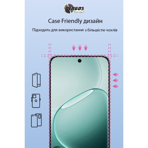 Стекло защитное Dengos Full Glue OPPO A6 Pro 4G Black (TGFG-431) – DENGOS (вид 2)