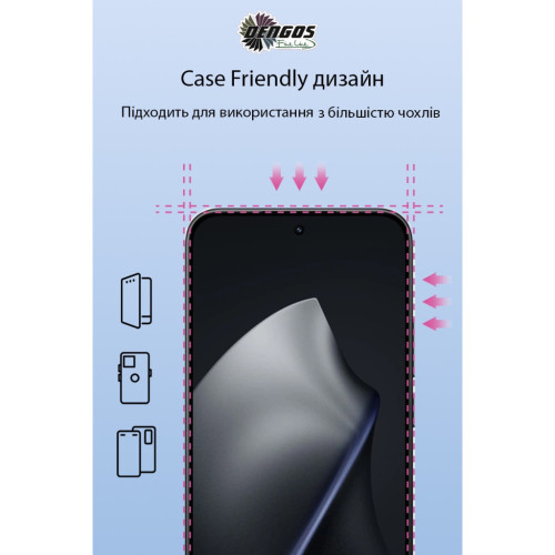 Стекло защитное Dengos Full Glue Xiaomi 15T/15T Pro Black (TGFG-430) – DENGOS (вид 2)