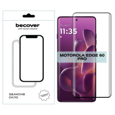 Скло захисне BeCover EDGE Motorola Edge 60 Pro Black (714771)