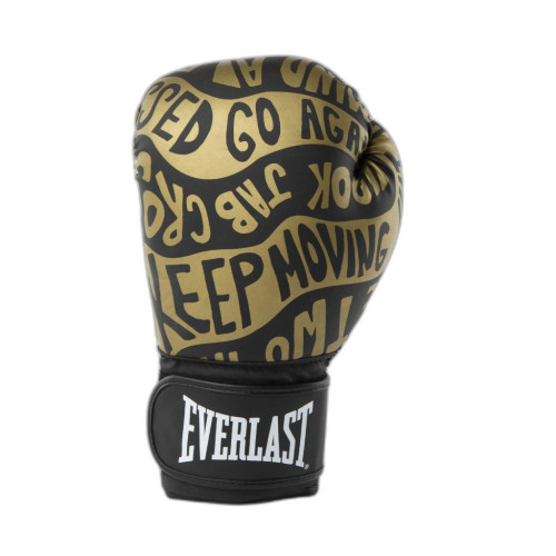 Боксерські рукавички Everlast Spark Boxing Gloves 919580-70-8110 чорний/золотий 10 oz (009283613297) – Everlast
