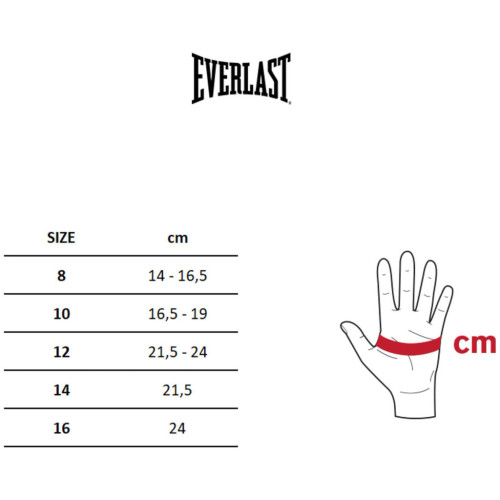 Боксерські рукавички Everlast Powerlock 2 Pro Lace 896910-70-314 чорний 14 oz (009283609122) – Everlast (вид 1)