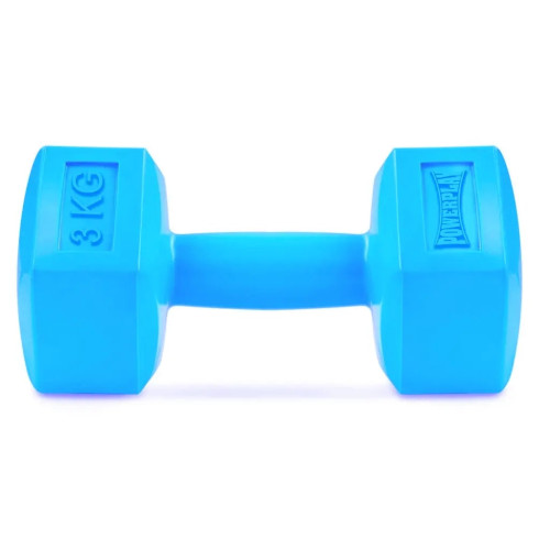 Гантель PowerPlay 4124 Hercules 3 кг Blue (PP_4124_3kg) – PowerPlay