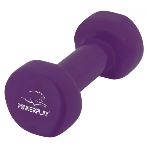Гантель PowerPlay 4125 Achilles 2.5 кг Фіолетова (PP_4125_2.5kg) – PowerPlay (вид 1)