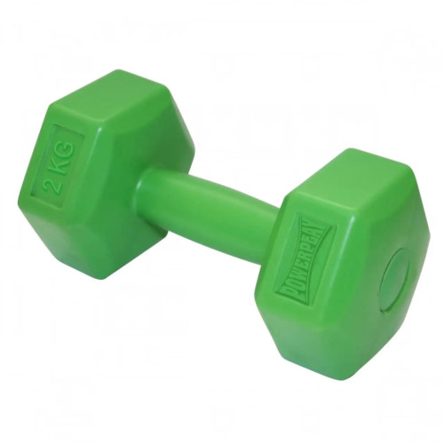 Гантель PowerPlay 4124 Hercules 2 кг Green (PP_4124_2kg) – PowerPlay (вид 1)