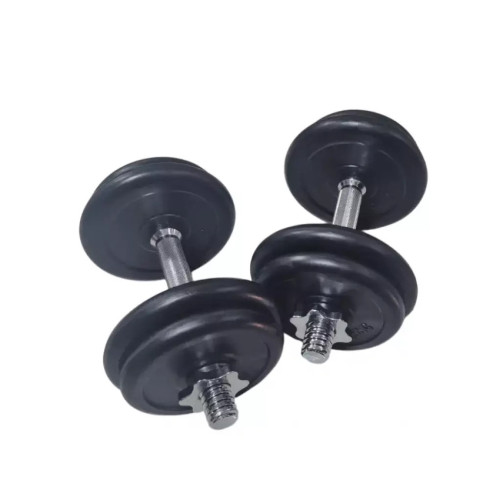 Гантель HSF з гумовим покриттям MD2502 - 2шт по 10 кг (пара) (К00024980) – HSF