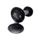 Гантельный набор LiveUp Vinyl Dumbbell Egg Head вінілові чорні 2х4кг LS2001-4 (6951376138313)