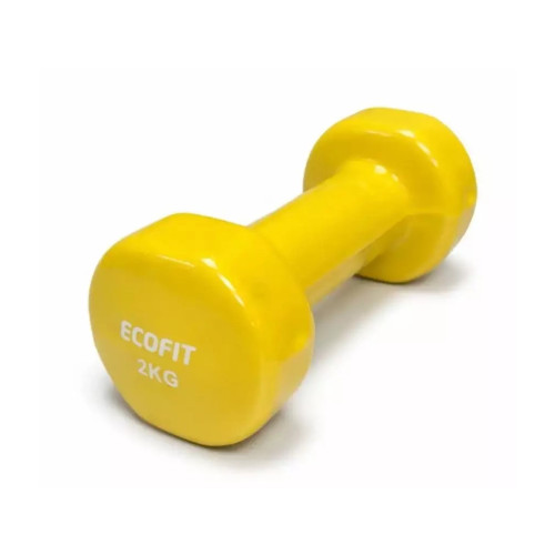Гантель Ecofit MD2025 з вініловим покриттям 2 кг (K00026985) – EcoFit