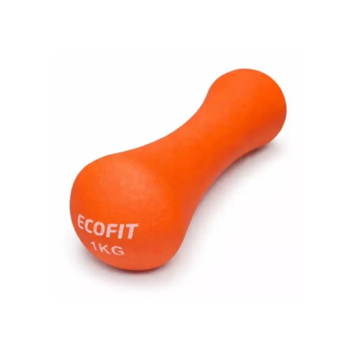 Гантель Ecofit MD2026 з неопреновим покриттям 1 кг (K00026990) – EcoFit