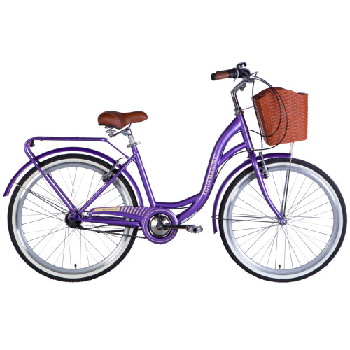 Велосипед Dorozhnik 26" AQUAMARINE Planet рама-17" ST 2025 фіолетовий (OPS-D-26-309) – Dorozhnik
