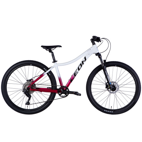 Велосипед Leon 27,5" XC LADY 75 HDD рама-16" AL 2025 білий з малиновим (OPS-LN-27,5-013) – Leon