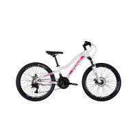 Велосипед Discovery 24" KELLY DD рама-11" ST 2025 біло-рожевий (OPS-DIS-24-363)