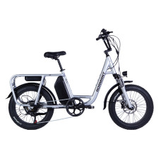 Электровелосипед Dorozhnik 20" eADAMANT HDD 18,5" 48B 17.5А*г 750Вт срiблястий 2025 (ELB-D-20-065)