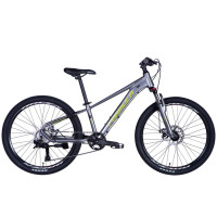 Велосипед Formula 24" ZEPHYR 3.0 DD CS рама-12" AL 2026 сірий з зеленим (OPS-FR-24-447)