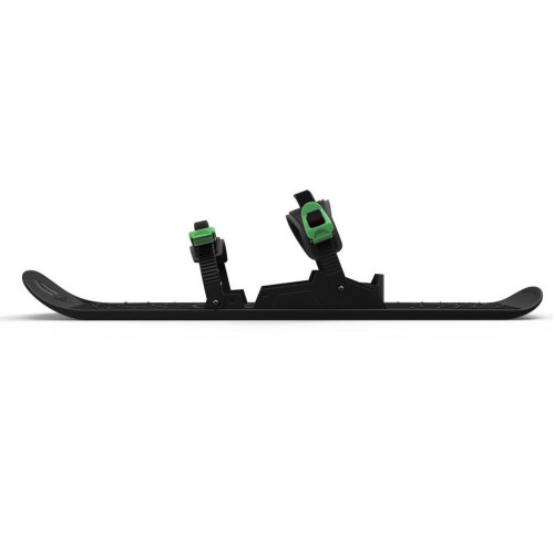 Санки Plastkon OneFoot Miniski Монолыжа черная с зеленым (49652) – Plastkon (вид 1)