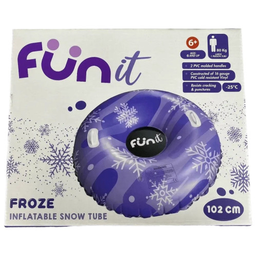 Санки Bottari FROZE Тюбінг 102 см фіолетовий (72004-IS) – BOTTARI (вид 2)