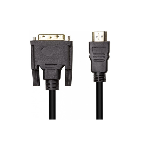 Кабель мультимедийный HDMI (M) to DVI (M), 1.8m PowerPlant (CA912568) – PowerPlant